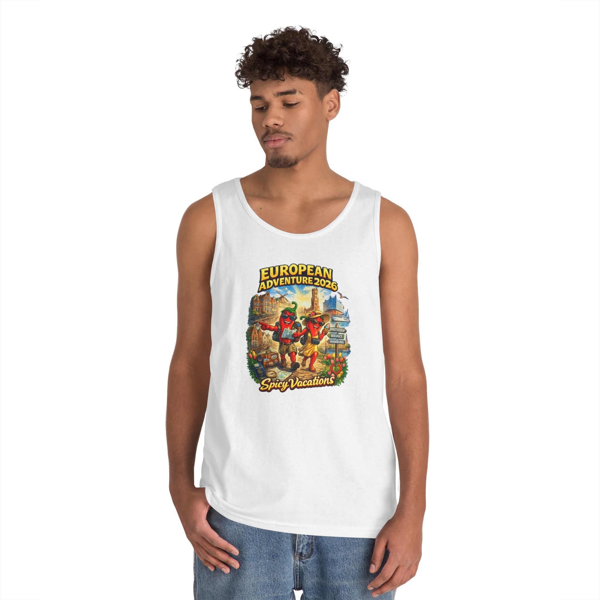 European Adventure 2026 Men's Tank Top - 4 Colors - Image 8