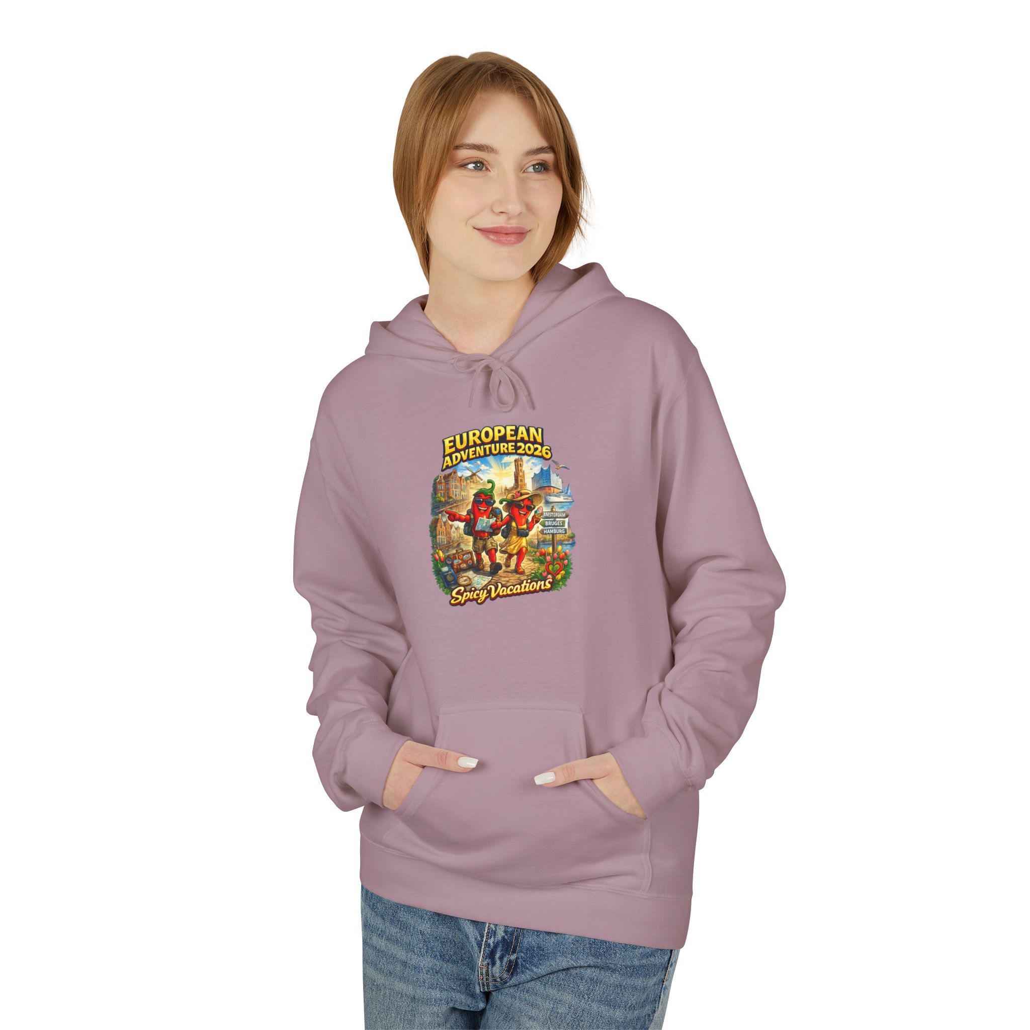 European Adventure 2026 Unisex Hoodie - 11 Colors - Image 35