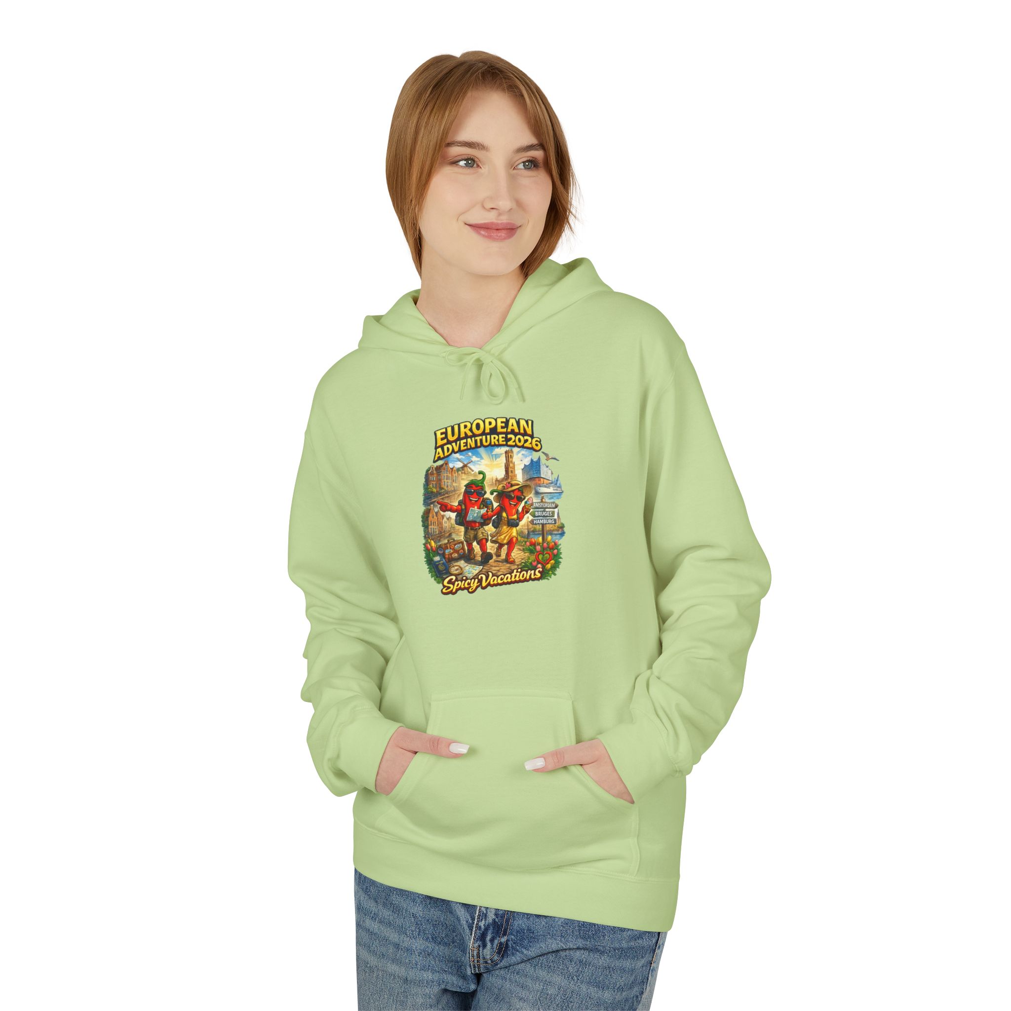European Adventure 2026 Unisex Hoodie - 11 Colors - Image 19
