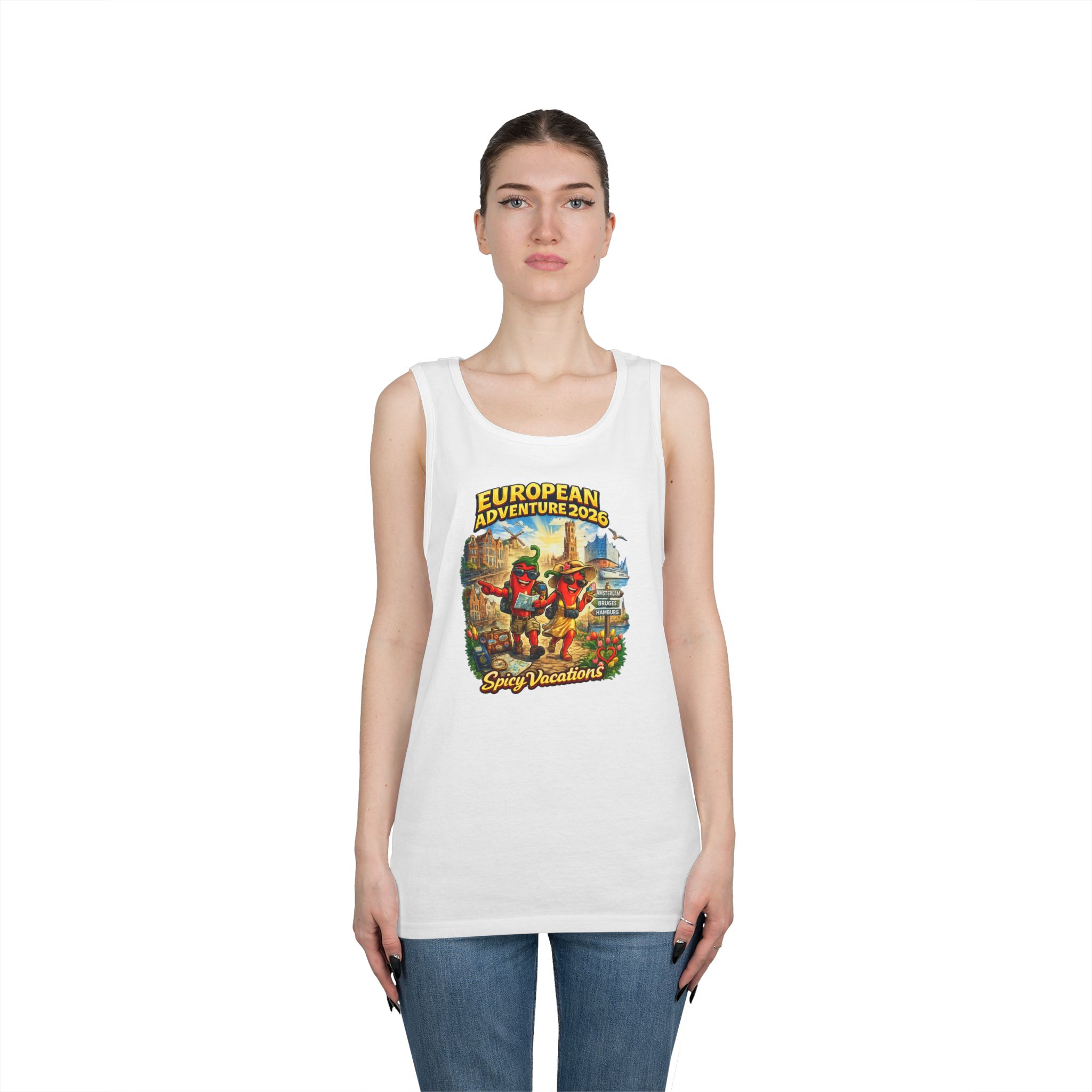 European Adventure 2026 Men's Tank Top - 4 Colors - Image 7