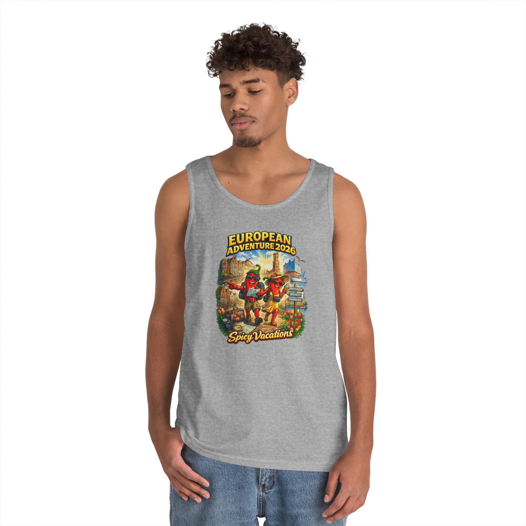 European Adventure 2026 Men's Tank Top - 4 Colors - Image 12